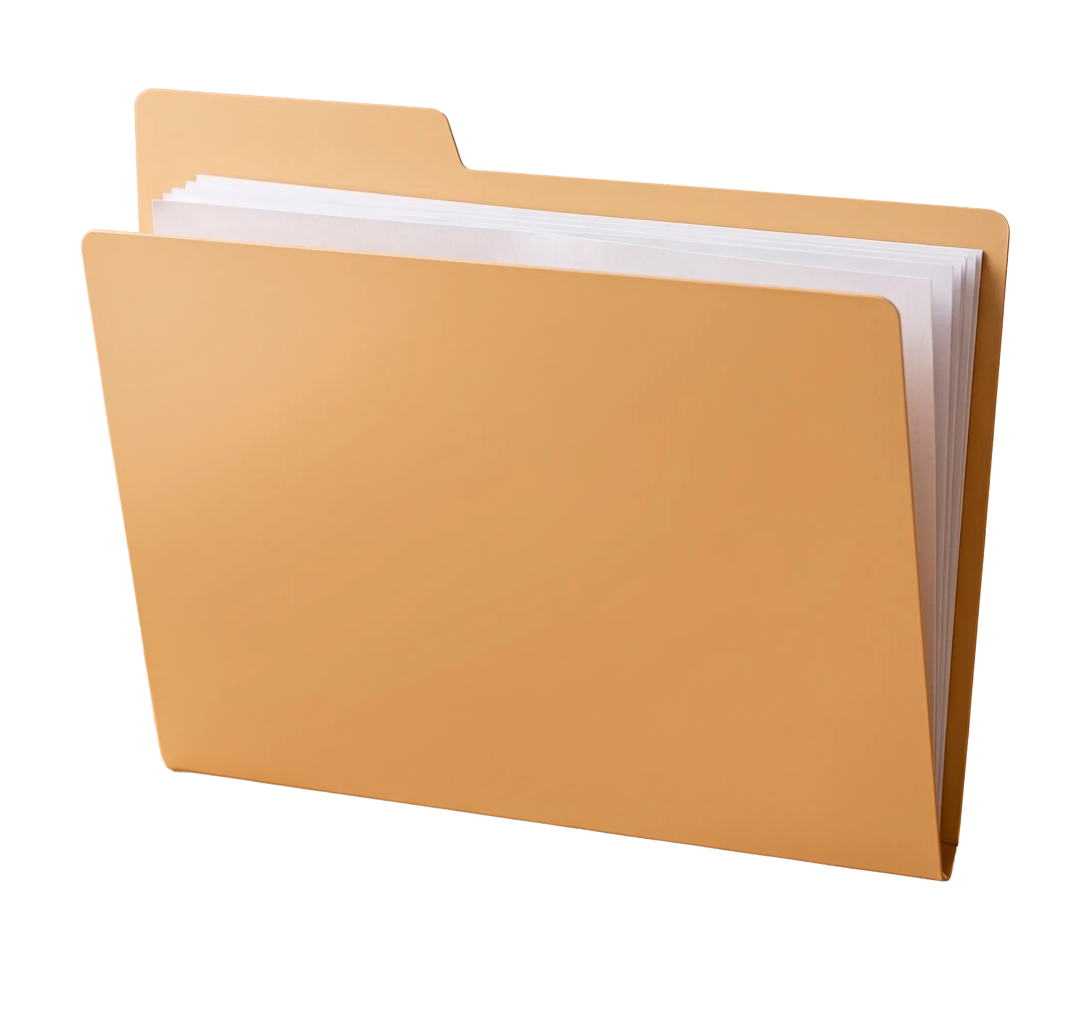 Carpeta de documentos sobre un escritorio